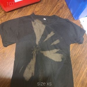 Backwards died shirt